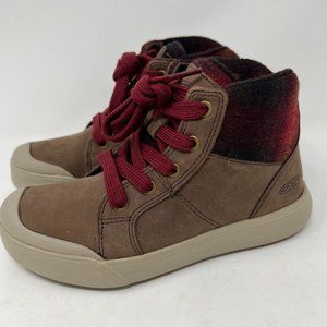 Keen Kids Brown and Red Boots